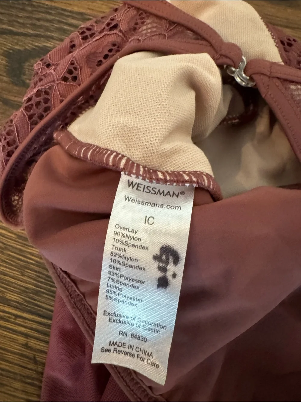 Dusty Rose Lace Bodice Lyrical Dance Costume